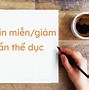 Đơn Miễn Học Thể Dục