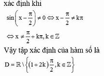 Y = Sinx + Cosx Tìm Tập Xác Định